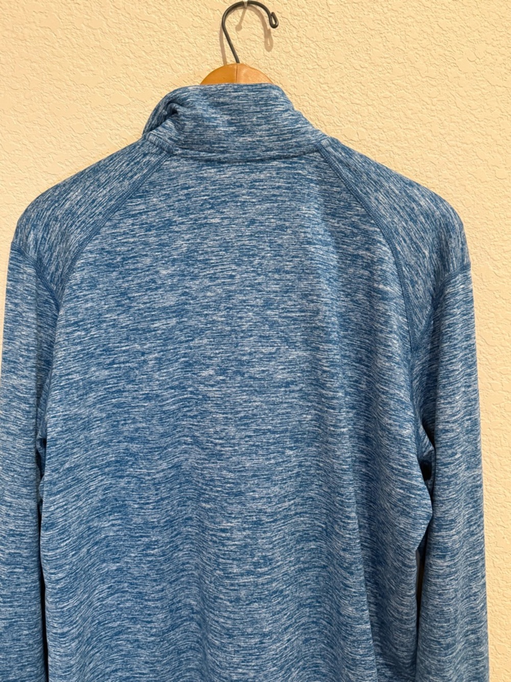 Nike Running Men’s Dri-FIT 1/2 Zip Teal Space Dye L - Picture 9 of 14